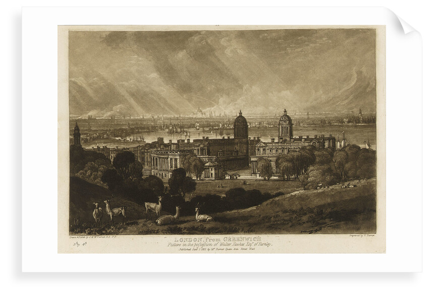 London, from Greenwich by Joseph Mallord William Turner