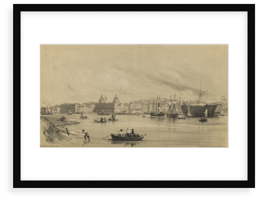Greenwich and the Dreadnaught by William Parrott