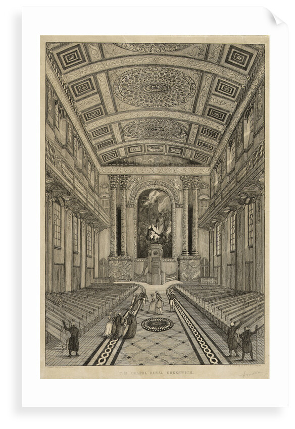 The Chapel Royal, Greenwich by Edward Hopley