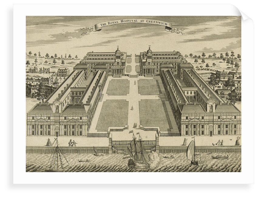 The Royal Hospital at Greenwich by Sutton Nicholls
