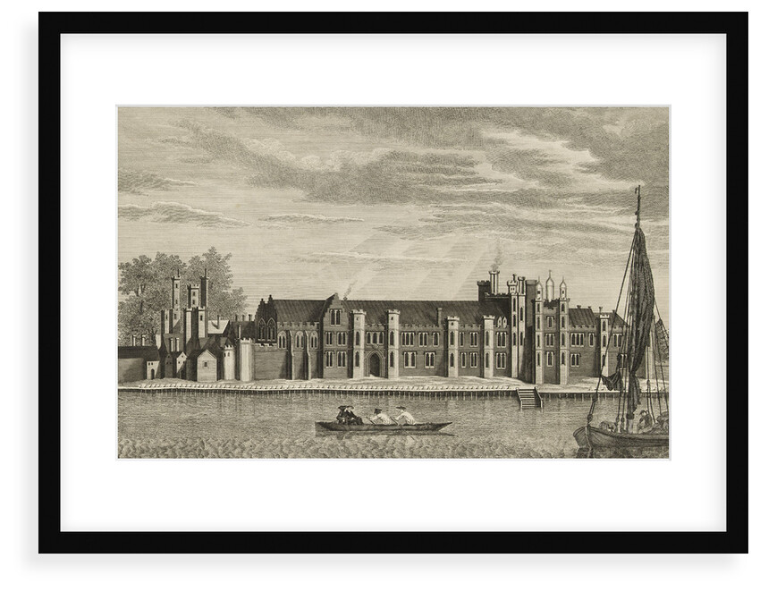 A View of the Ancient Royal Palace called Placentia, in East Greenwich (the original drawing for this is at the Bodleian, Gough Collection) by James Basire