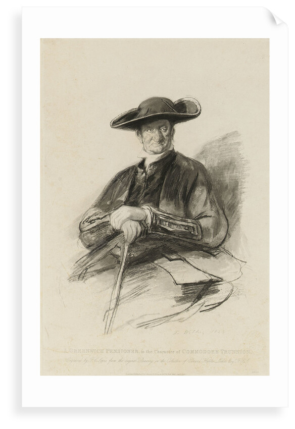 A Greenwich Pensioner, in the Character of Commodore Trunnion by David avid Wilkie