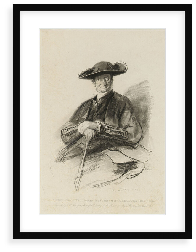 A Greenwich Pensioner, in the Character of Commodore Trunnion by David avid Wilkie