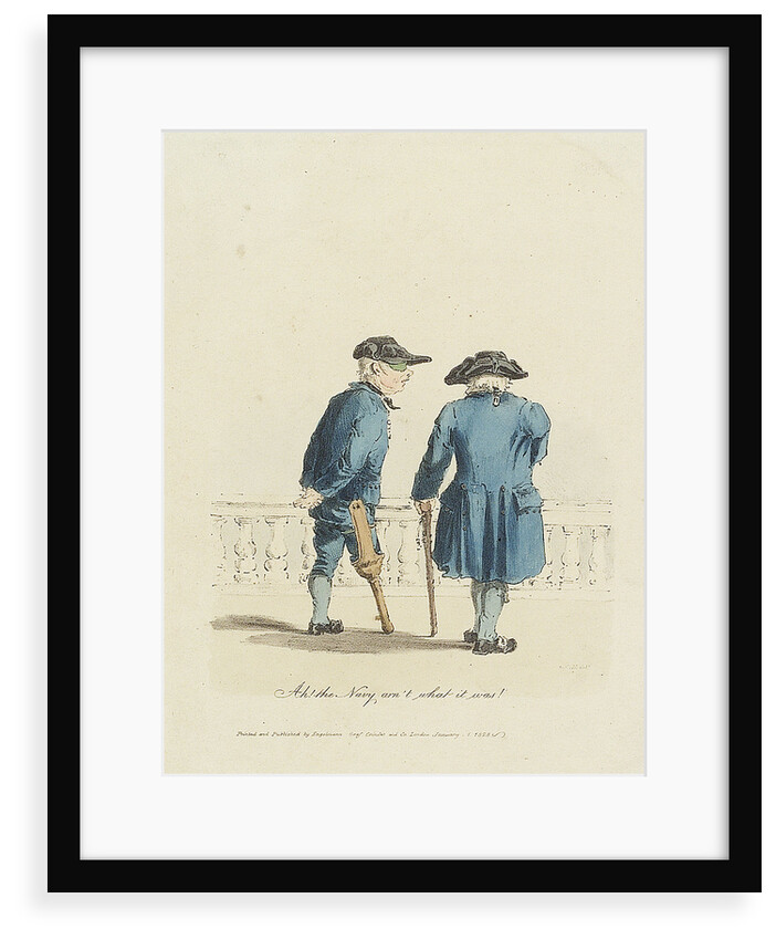 Ah! the Navy arn't what it was! (Greenwich Pensioners) by H. C.C. Engleman