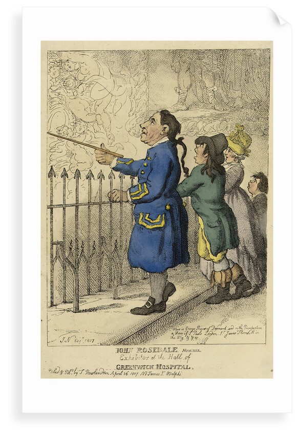 John Rosedale Mariner. Exhibitor at the Hall of Greenwich Hospital by John Nixon