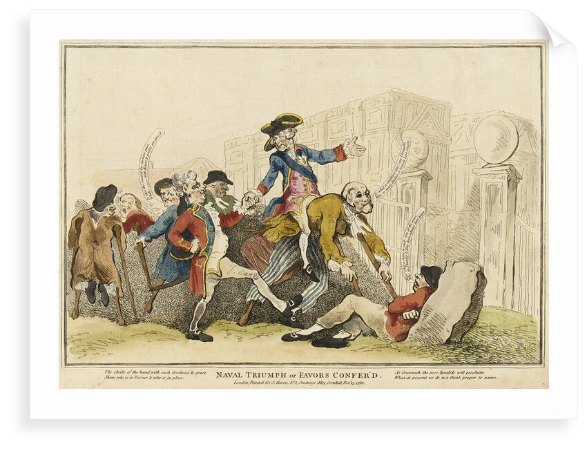 Naval Triumph or Favors Confer'd by J. Harris