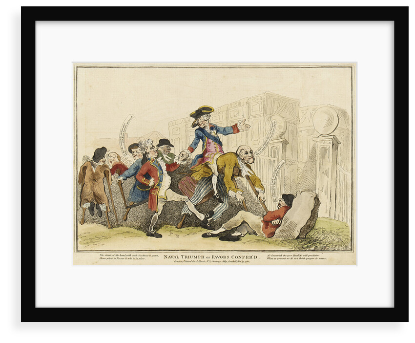 Naval Triumph or Favors Confer'd by J. Harris