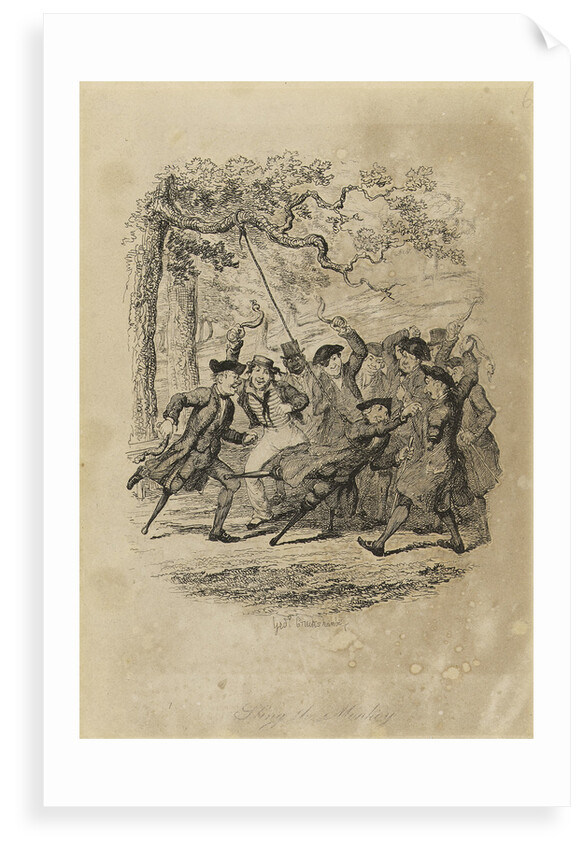 Sling the monkey by George Cruikshank