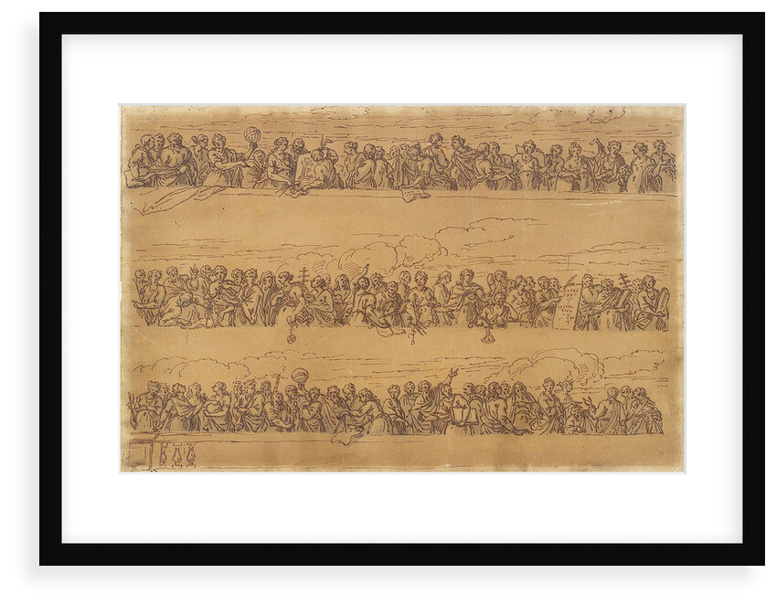 Designs for the ends of the ceiling of the Painted Hall by James Thornhill