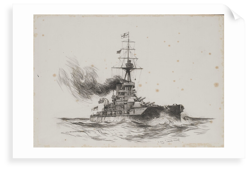 HMS 'Iron Duke' by Charles M. Padday