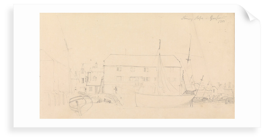 Stoney Steps, Gosport, 1813 by John Christian Schetky