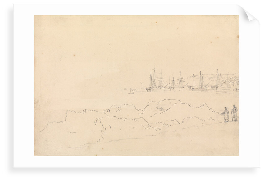 View of St. Aubin - Jersey, 1808 by John Christian Schetky