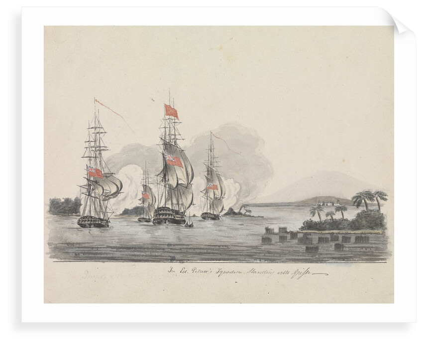 Sir Edward Pellew's squadron standing into Grisse by unknown