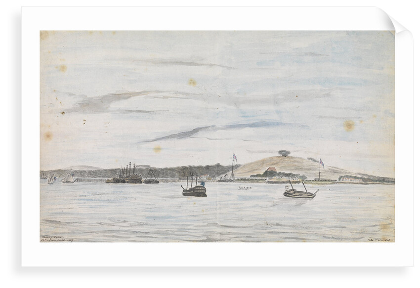 Town of Grisse fallen from the Dutch in 1807 by John Fraser