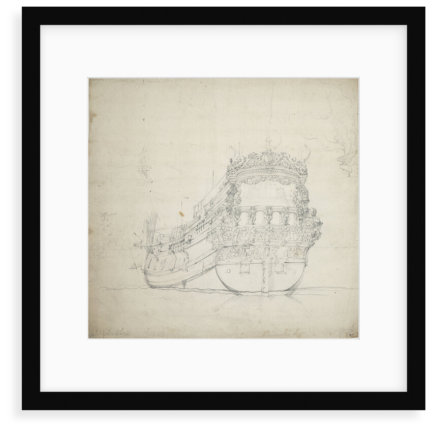 Portrait of the 'Wulpenburg' by Willem van de Velde the Elder