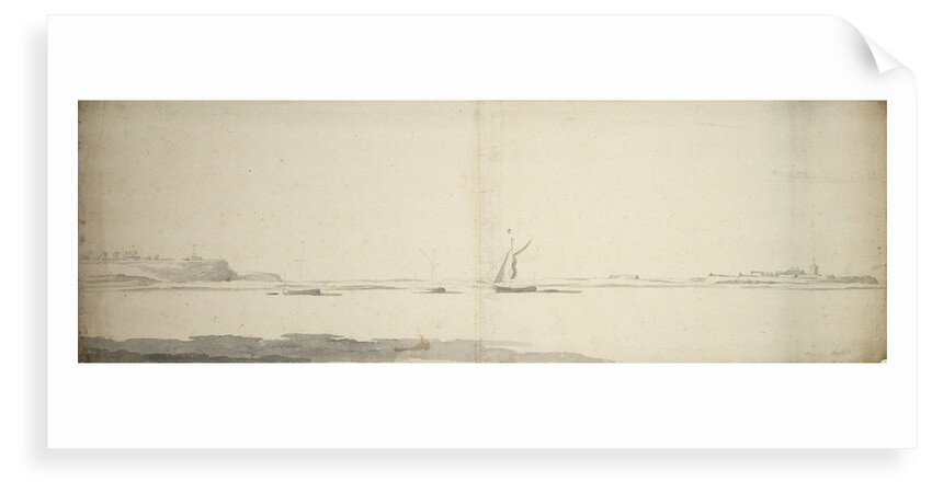 View of Sheerness by Willem van de Velde the Elder