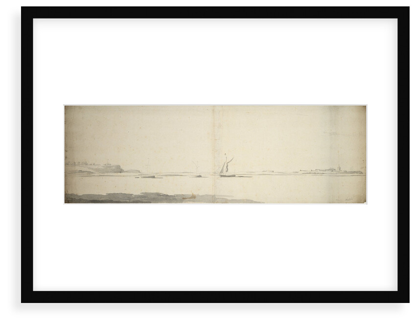 View of Sheerness by Willem van de Velde the Elder