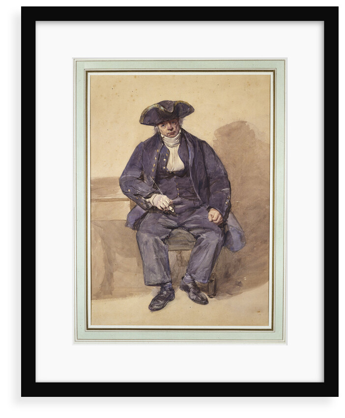 Portrait of John Adams, alias John Wilkinson, Petty Officer, aged 78 by Frederick Cruikshank
