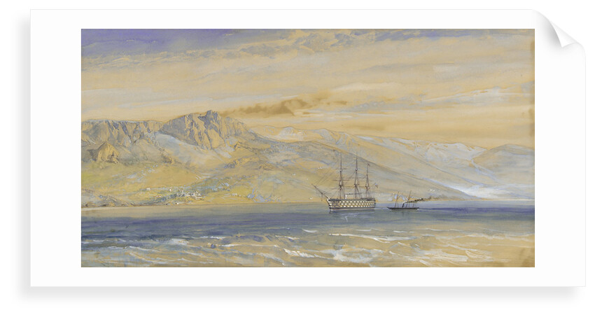 Prince Woronzoff's palace near Yalta on the south coast of the Crimea by William Simpson