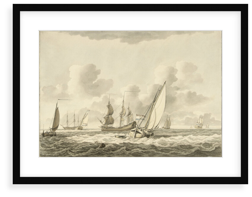 Damlooper before the wind by Pieter Aartsz Blauw