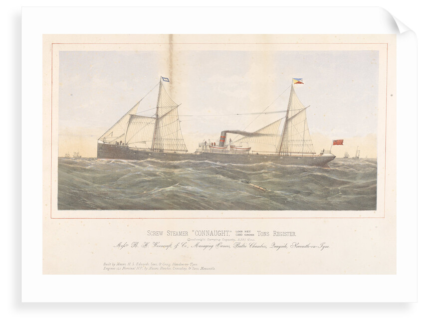 Screw steamer 'Connaught' by Unknown