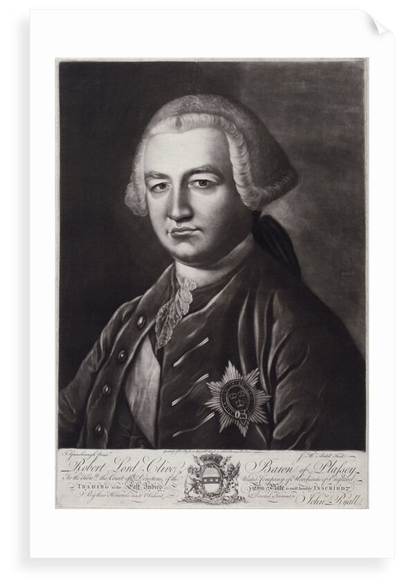 Robert Lord Clive, Baron of Plassey by Thomas Gainsborough