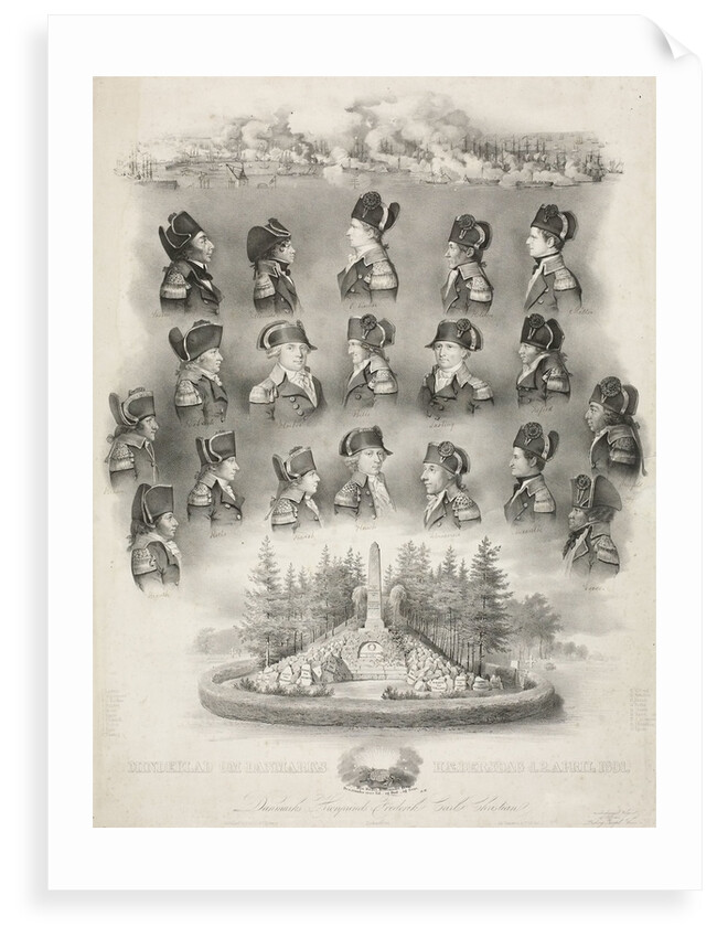 Mindeblad om Danmarks Haedersdag d.2.April 1801 by Baerentzen & Co.