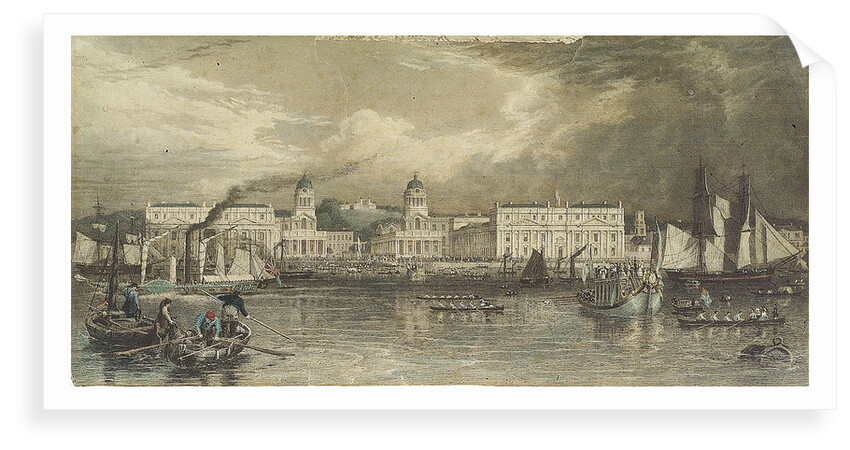 A royal visit to Greenwich Hospital by William & Frederick Havell