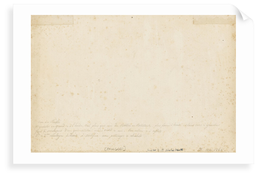 'Vue du Rutli'; reverse by M. Nicolas Karth