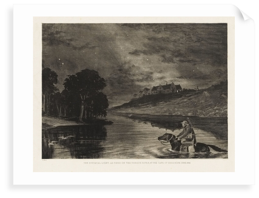 The Zodiacal Light, as seen on the Breede River at the Cape of Good Hope, June 1844' by Charles Piazzi Smyth