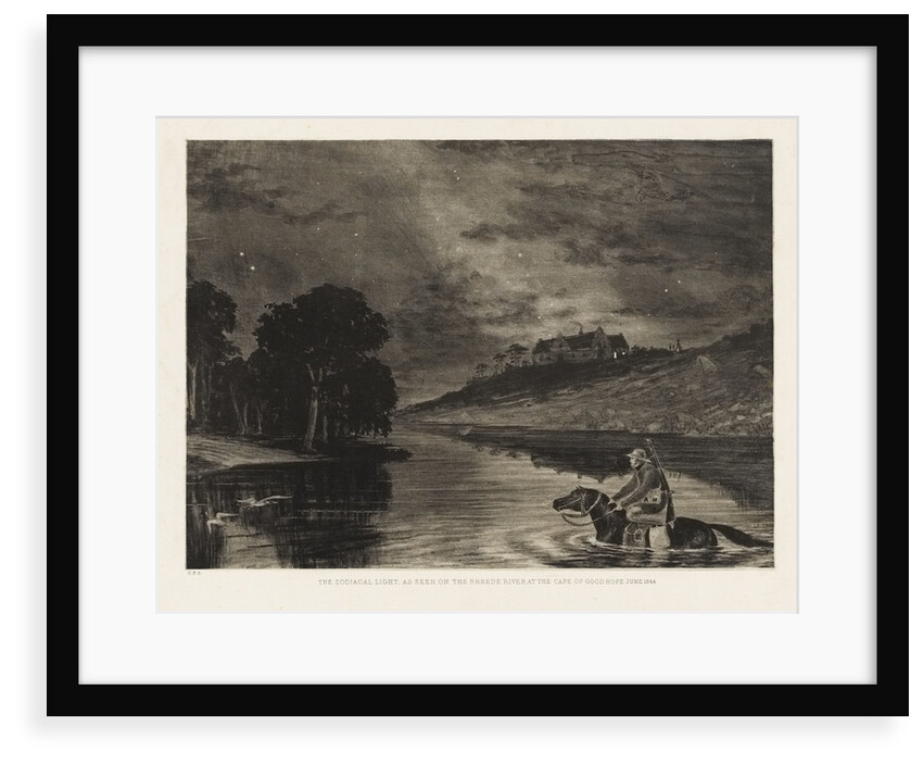 The Zodiacal Light, as seen on the Breede River at the Cape of Good Hope, June 1844' by Charles Piazzi Smyth