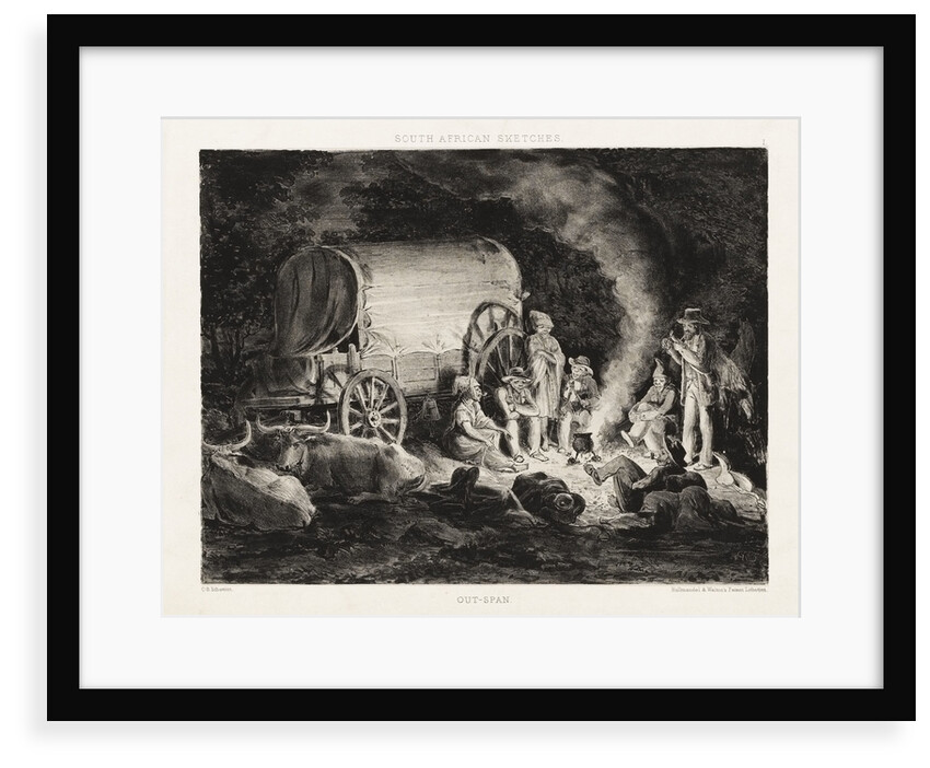 South African Sketches. Plate I. Out-Span by Charles Davidson Bell