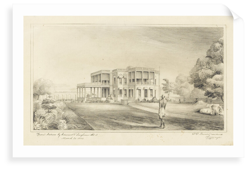 Dr Duncan Stewart's residence Chouringee by Edward F. Lingham