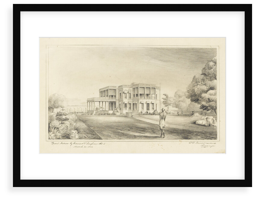 Dr Duncan Stewart's residence Chouringee by Edward F. Lingham