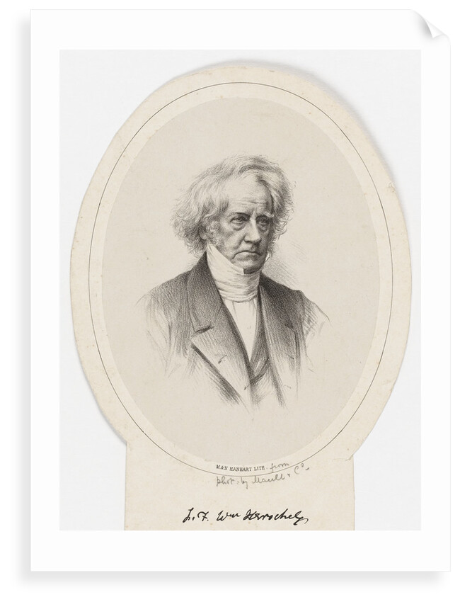 Sir John Frederick William Herschel (1792-1871) by M. & N. Hanhart