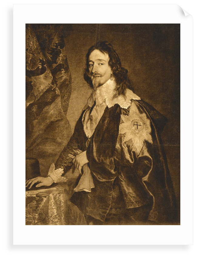 Portrait of Charles I by Maison Braun Clement & Co.