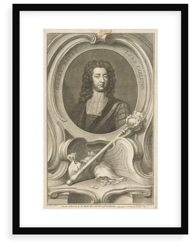 Henry Boyle. Lord Carleton by Godfrey Kneller