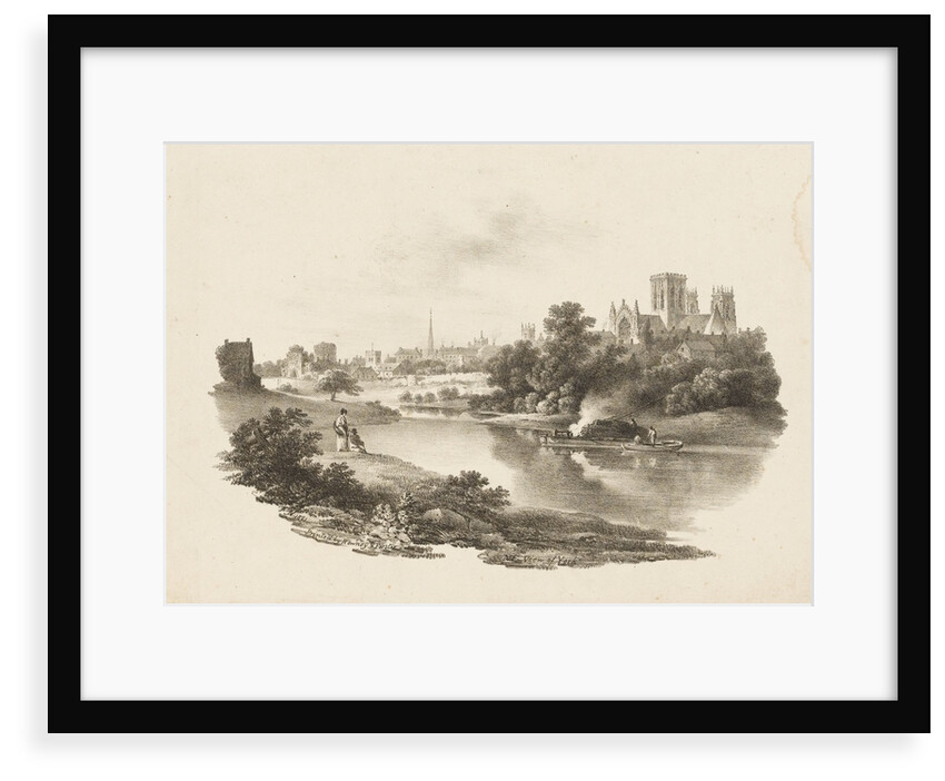 N E View of York by F. N.