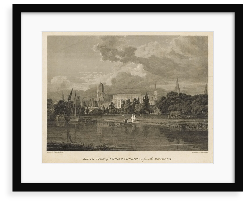 South view of Christ Church by William Turner