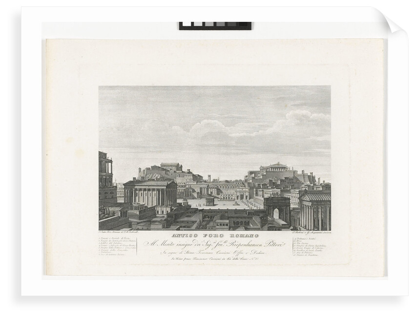 The Forum in Rome by P. Parboni