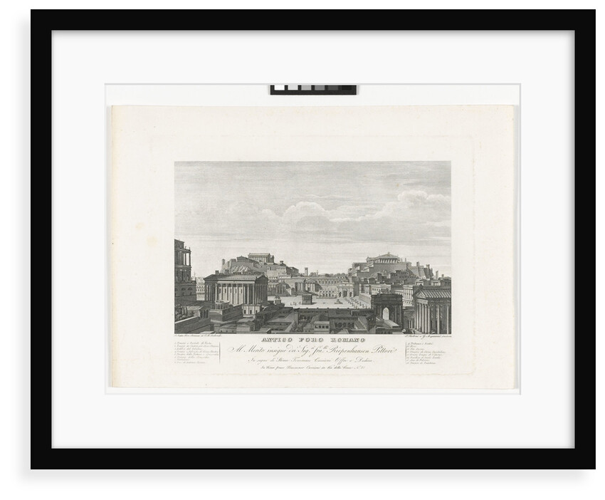 The Forum in Rome by P. Parboni