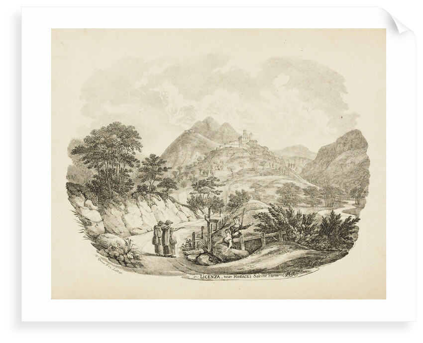 Licenza near Horace's Sabine Farm by F.C. A.