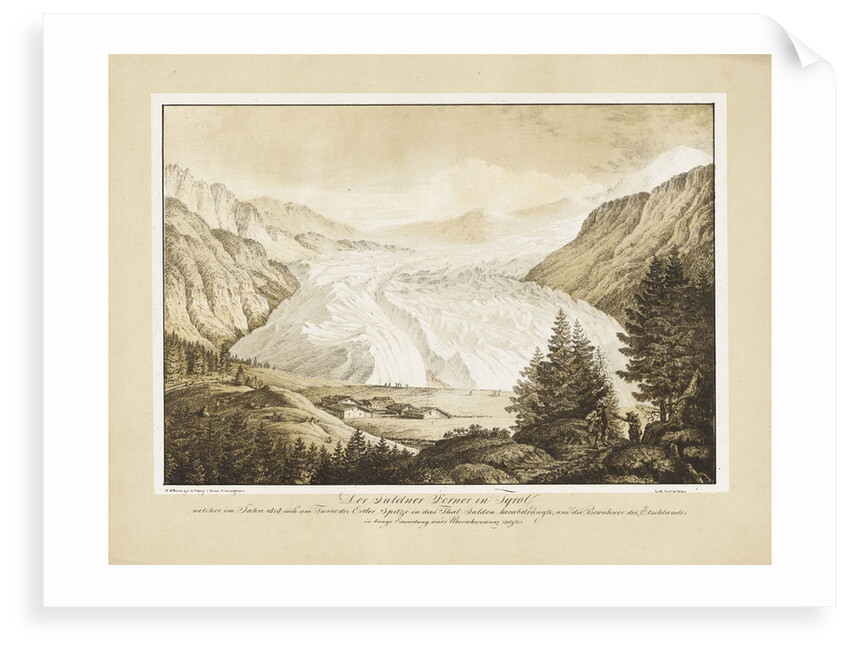Der Suldner Ferner in Tyrol by Franz Schweighoter