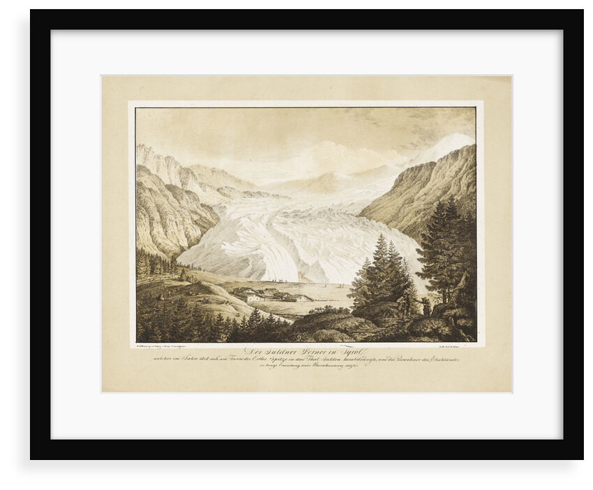 Der Suldner Ferner in Tyrol by Franz Schweighoter
