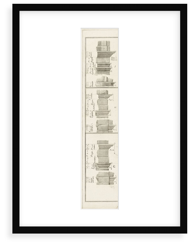 Illustrations of pillars by unknown