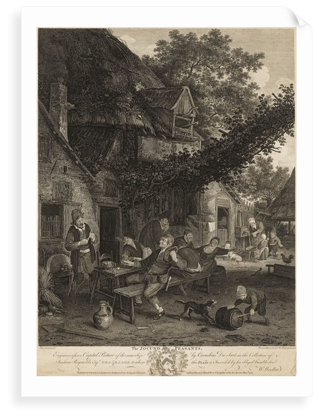 The Jocund Peasants by Cornelius Du Sart