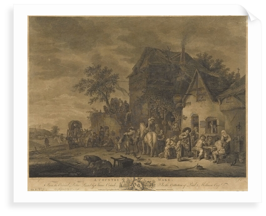 A Country Wake by Isaac Ostade