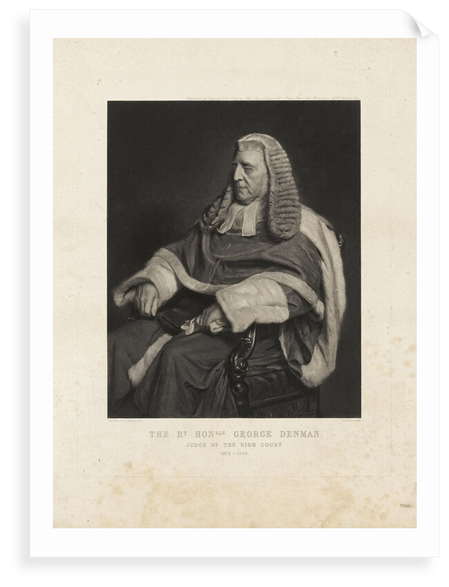 George Denman by Henry Tanworth Wells