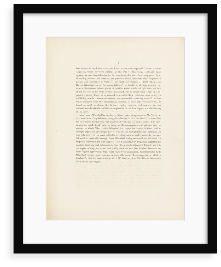 The Last Supper- brief notice, page 2 by Peltro William Tomkins