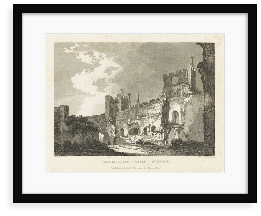 Framlingham Castle Suffolk by Thomas Hearne